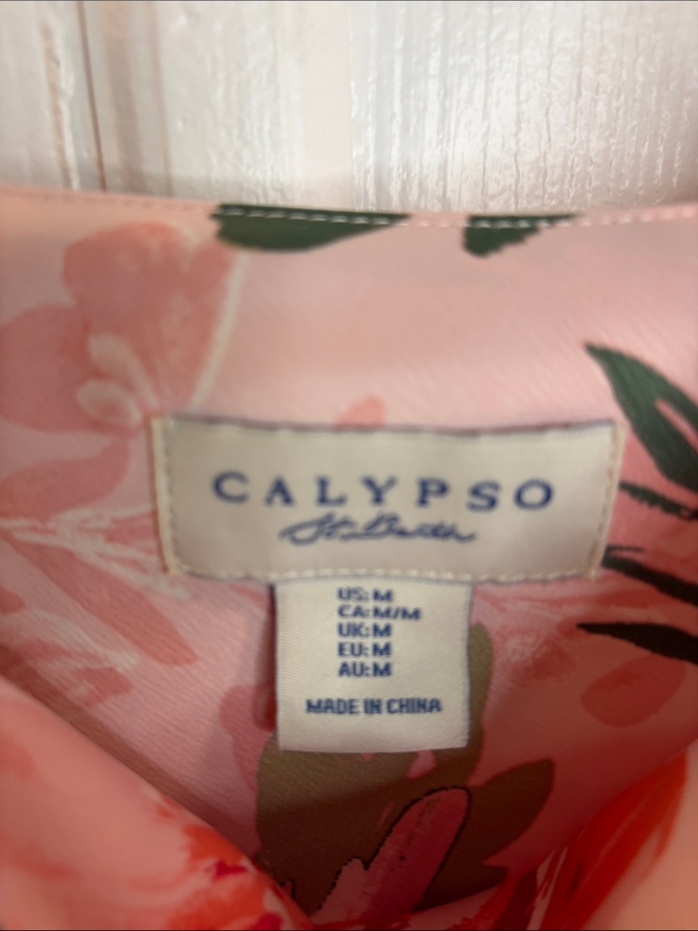 Calypso St Barth Floral Pink Spaghetti-Strap Slip  Maxi Dress Feminine Glam M - Picture 13 of 15
